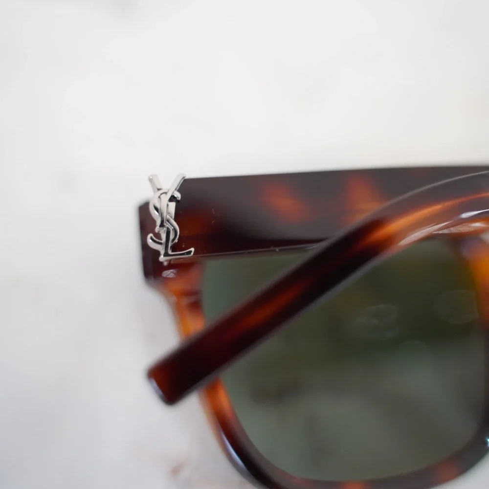 Saint Laurent YSL Women’s Square Frame Sunglasses 55mm NEW